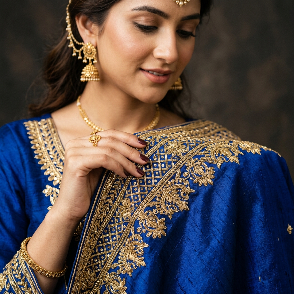 Gota georgete Unstitched
